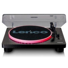 Lenco Audio Turntable Belt-Drive LS-50LEDBK